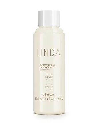 Linda Desodorante Body Spray 100Ml [O Boticário] (Refil)