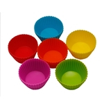 Lingstar 24-Pack reutilizáveis ¿¿Silicone Baking forminhas Liners - Muffin Cups Bolo de Moldes