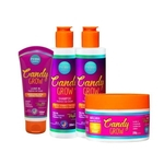 Linha Candy Grow (shampoo + Condicionador + Máscara + Leave In) - Phinna