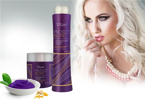 Linha Capilar Protect Blond Matizante Profissional / Shampoo 490ml