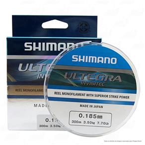 Linha de Pesca Shimano Ultegra Invisitec Monofilamento 300m 0,185mm 3,5kg