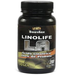 Linolife LA 700mg Óleo de Prímula - Unilife - Sem Sabor - 200 Cápsulas
