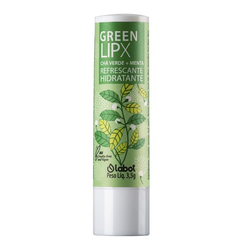 Lip Balm Natural e Vegano Green LipX Labot 3,5g