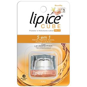 Lip Ice Cube Protetor e Hidratante Labial Fps15 - Baunilha 6.5G