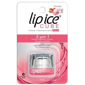 Lip Ice Cube Protetor Hidratante Labial FPS 15 Morango 6.5g