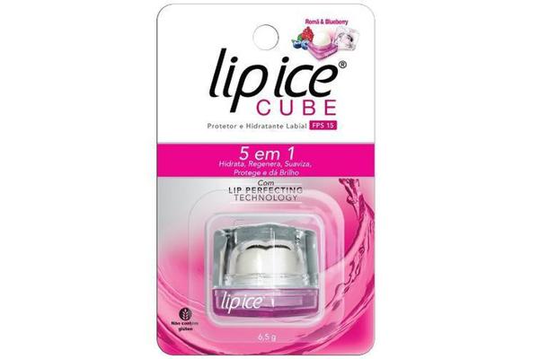 Lip Ice Cube Protetor Labial Romã e Blueberry FPS15