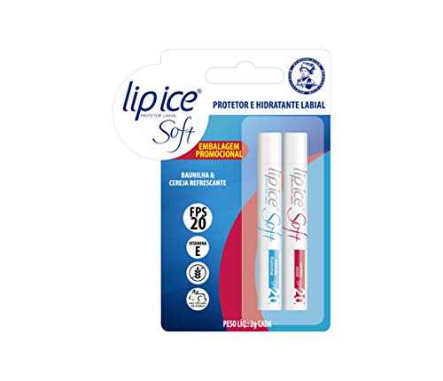 Lip Ice Protetor Labial Soft Baunilha e Cereja FPS20