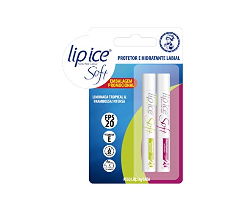 Lip Ice Protetor Labial Soft Limonada e Framboesa FPS20