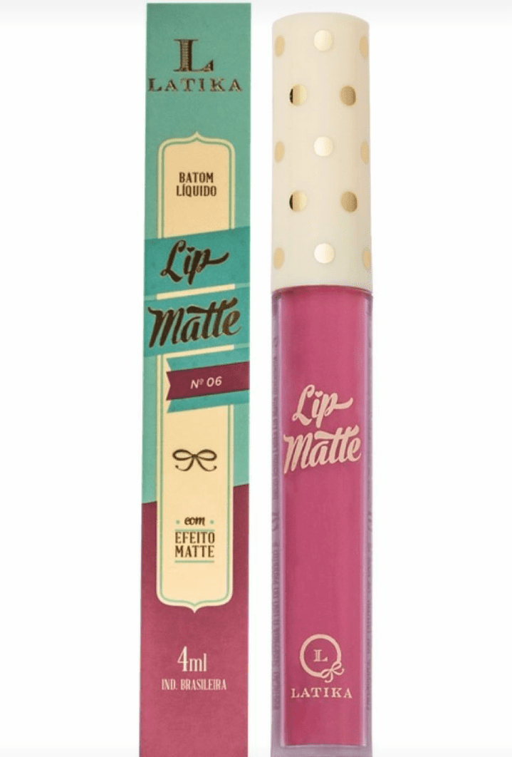 Lip Matte Latika Batom Liquido Rosa N°06 (novo)