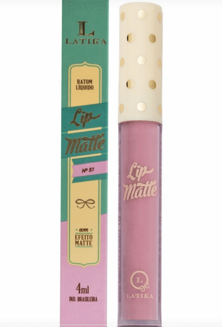 Lip Matte Latika Batom Liquido Rosa N°51 (novo)