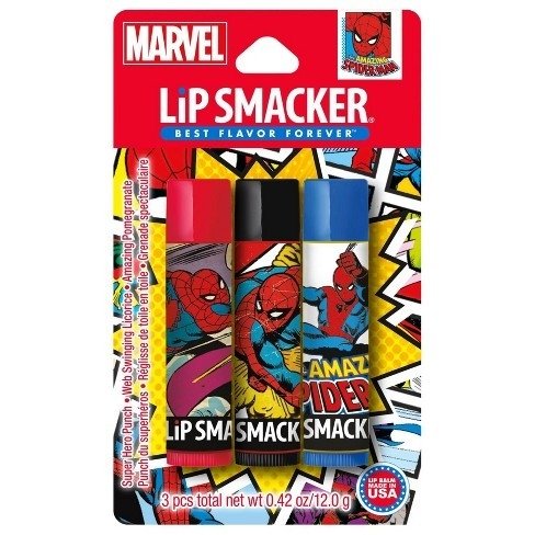 Lip Smacker , Hidratante Labial Infantil Marvel Homem Aranha