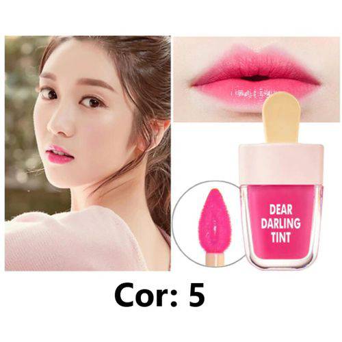 Lip Tint Moda Coreana Longa Duração a Prova D'agua Linda Coleção