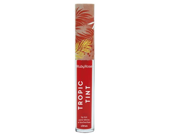 Lip Tint Para Lábios E Bochechas Tropic Tint 2,5ml Citrus Ruby Rose Hb 551 01 Unidade