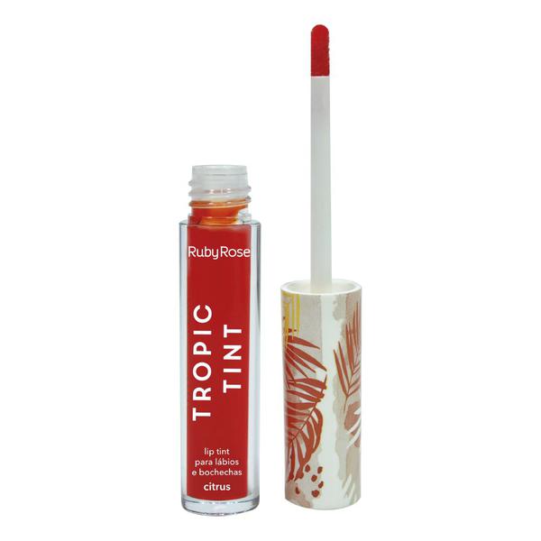Lip Tint Para Lábios E Bochechas Tropic Tint 2,5ml Citrus Ruby Rose Hb 551 01 Unidade