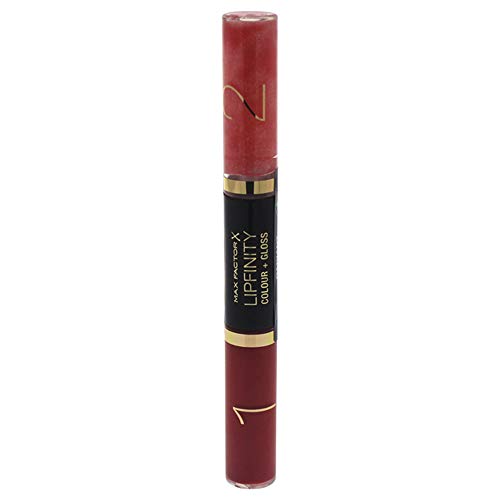 Lipfinity Colour And Gloss - # 560 Radiant Red By Max Factor For Women - 2 X 3 Ml Lip Gloss