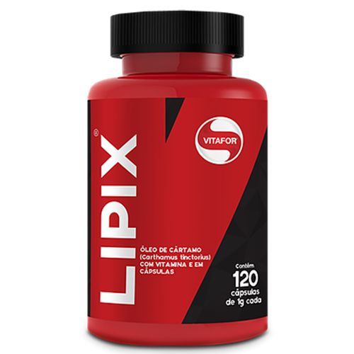 Lipix Óleo de Cártamo - 120 Cápsulas - Vitafor