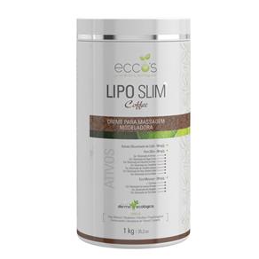 Lipo Slim Coffee 1Kg Eccos - Creme para Massagem Modeladora com Cafeína