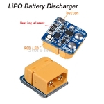 LIPO sucção Lithium Battery descarregador de bateria para armazenamento de longo prazo 3S 4S 5S 6S XT60 plugue da bateria RC Drone Poder