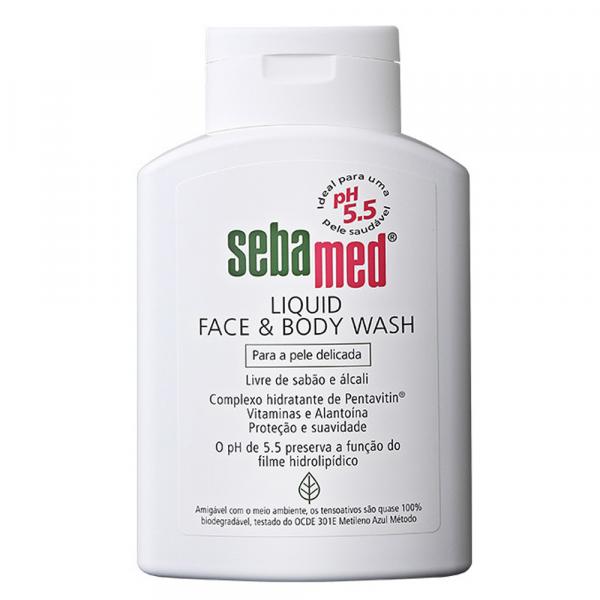 Liquid Face Body Wash Sebamed - Sabonete Líquido