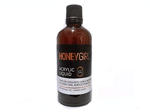 Liquido Acrílico Monomer Honey Girl 100ml Unha de Porcelana