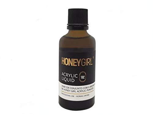 Liquido Acrílico Monomer Honey Girl 50ml Unha de Porcelana