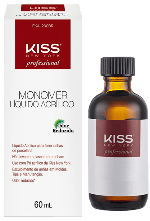 Líquido Acrílico Monomer - KISS NY 60 Ml FKAL200BR