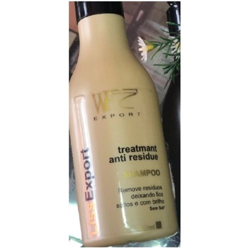 Liss Export - Shampoo Treatment Anti Residue Wf Cosmeticos 300Ml
