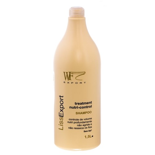 Liss Export - Shampoo Treatment Nutri-Control Wf Cosmeticos 1,5L