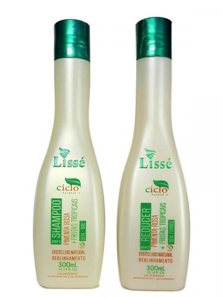 Lisse Progressiva Mini Ciclos Efeito Liso Natural Shampoo e Reducer - 300 ML - Lissé