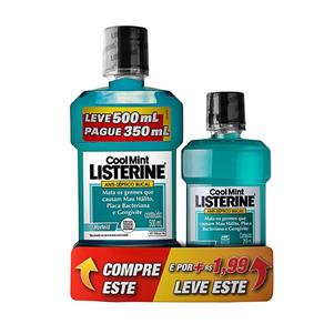 Listerine Cool Mint Canguru 500ml e 250ml - 500ml