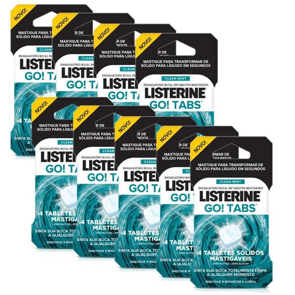 Listerine Go! Tabs 32 Unidades Cx/4