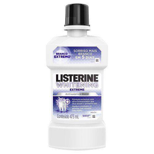 Listerine Whitening Extreme Enxaguante Bucal 473ml (kit C/06)