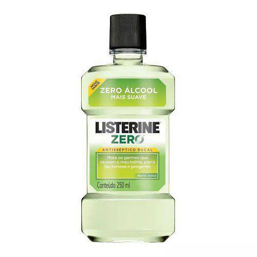 Listerine Zero Enxaguante Bucal Menta Verde 250ml
