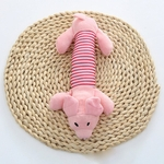 Listrado Toy quatro p¨¦s de comprimento Elephant Pet Plush Pink Pig Duck Vocal Toy Dog