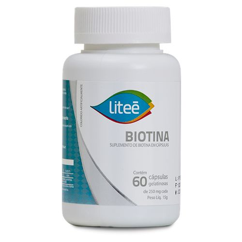 Liteé Biotina 60 Cápsulas Softgel 250mg