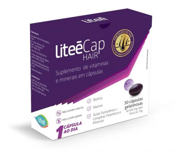 LiteéCap Hair - Vitamina para Cabelos - 30 Cápsulas SoftGel