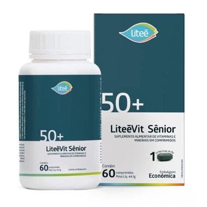 LiteeVit Sênior 50+ Multivitamínico - 60 Comprimidos