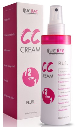 Live Life CC Cream 12 em 1 Plus 200ml - Loja