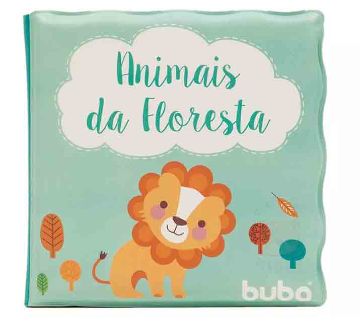 Livrinho Educativo de Banho Animais da Floresta Buba Baby