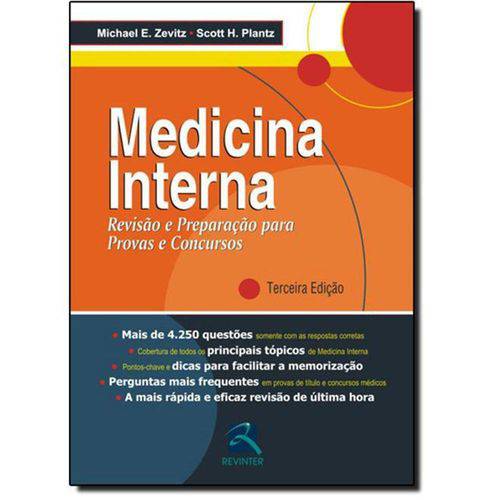 Livro - Medicina Interna - Revisão e Preparação para Provas e Concursos - Zevitz