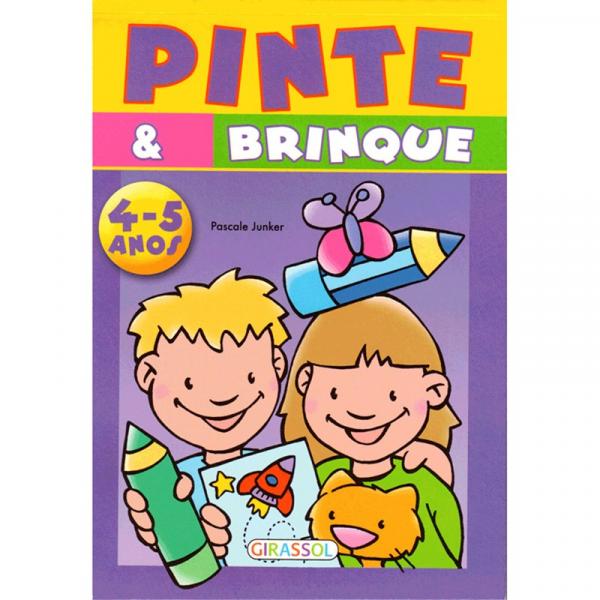 Livro - Pinte e Brinque Lilas - Girassol