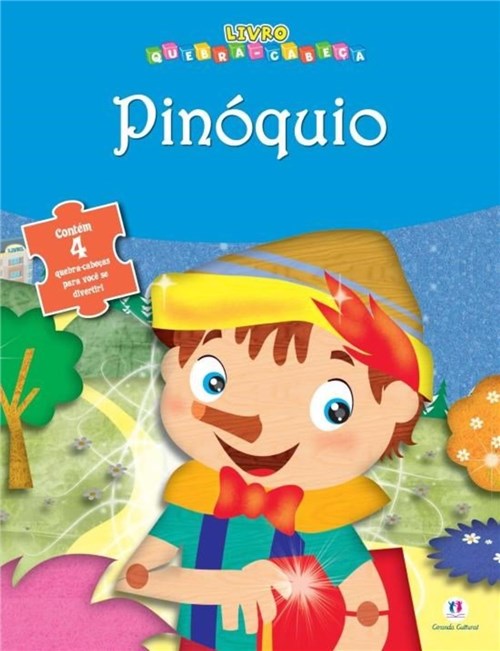 Livro Quebra-Cabeças Pinóquio - Blu Editora