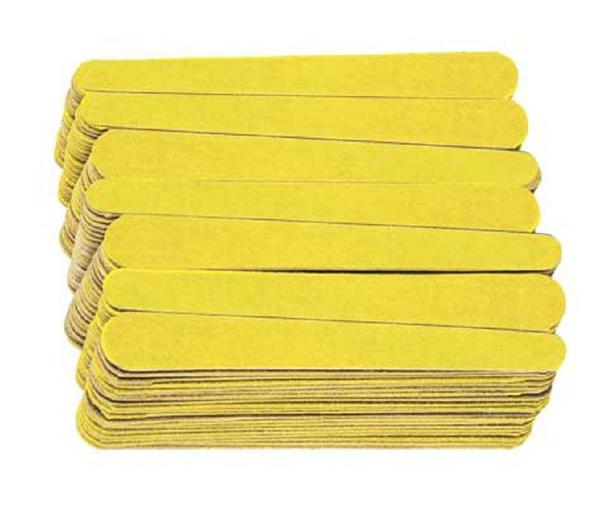 Lixa Média Amarelo Canário para Unhas com 20 Unidades - Santa Clara