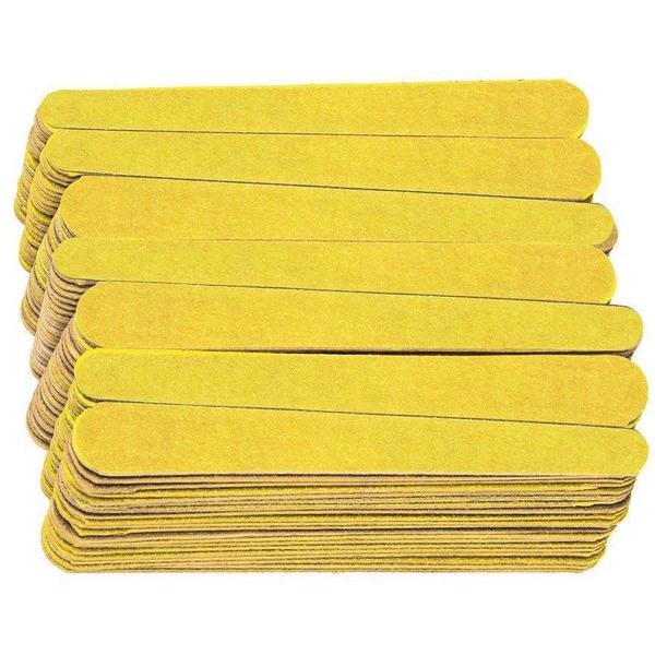 Lixa Média para Unhas Amarelo Canário 144 Unidades - Santa Clara