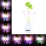 Lixada LED Color Change Light Sensor Energy Saving Mushroom