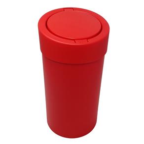 Lixeira Coza de Click Vermelha Cesto de Lixo Grande 9l - Vermelho