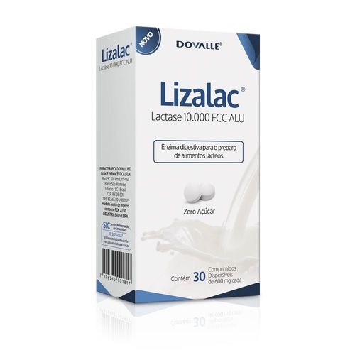 Lizalac 10000 Fcc Al 600mg 30 Comprimidos