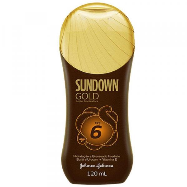 Loção Bronzeadora Sundown Gold FPS6 120ml