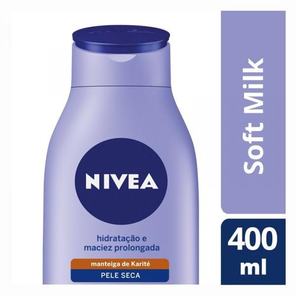 Loção Creme Desodorante Nívea Body Soft Milk 400ml