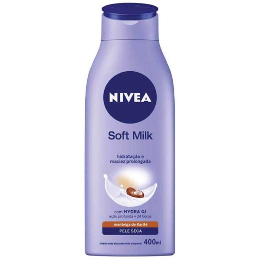Loção Creme Nivea Soft Milk Pele Seca 400ml